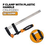 Abrazadera en F con mango de plástico CFH-F02001