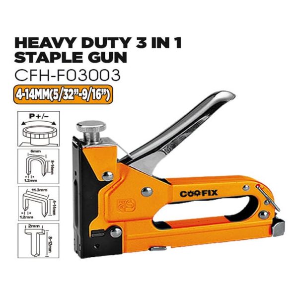 Pistola de Grapas 3 en 1 para trabajo pesado CFH-F03003